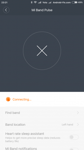 Почему mi band не подключается. Как выключить mi Band 8.