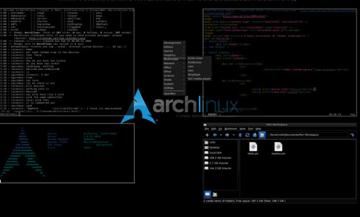 Создание и настройка web сервера arch linux