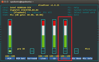 Ubuntu настройка микрофона шумы