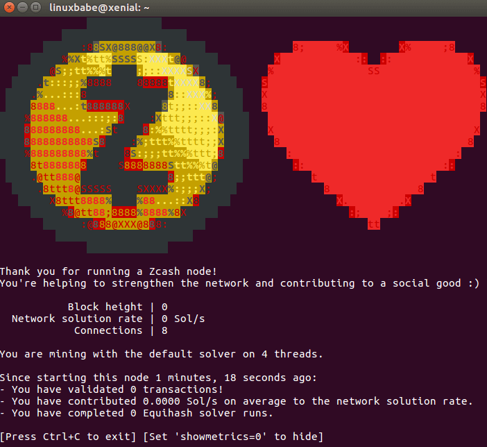 Как майнить ZCash на Ubuntu