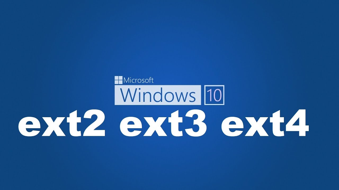 Подключение EXT4 в Windows 7/8/8.1/10