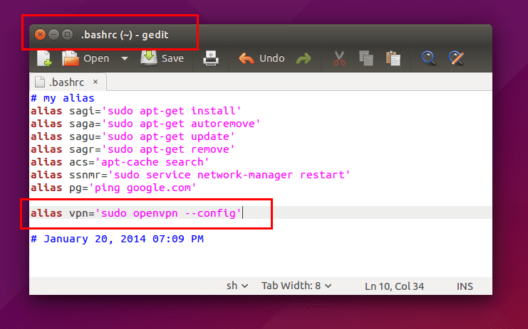 Настройка OpenVPN в Ubuntu