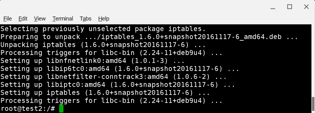 Автозапуск правил iptables debian